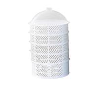 susiodeu Durable Foods Cover Household Table Food Cover Ventilation Features Stacking Breathable Basket Keeps Fruits Fresh and Organized Food Covers Dome Dinner Plates Outside BBQ, Green, 26x39cm
