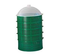 susiodeu Durable Foods Cover Household Table Food Cover Ventilation Features Stacking Breathable Basket Keeps Fruits Fresh and Organized Food Covers Dome Dinner Plates Outside BBQ, White, 26x39cm