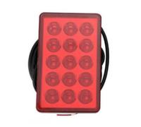 susiodeu Easy To Install And Operate Car Rear Diffuser Spoiler LED Brake Lights ABS Third Strobe Flashing Tail Brake Stop Light, Red