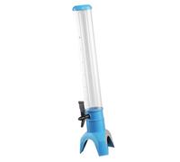 susiodeu Elevate Parties with Tabletop Beer Tower Dispenser Featuring Easy to Fill Faucet for Cold Beverage Serving Tabletop Beer Tower Dispenser Beverage, Blue, 80x20cm