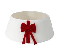 susiodeu Festive Tree Stand Cover Cozy Holiday Atmosphere With 60 X 40 X 20 Centimeters Of Style Quickly Fold And Store Christmas Tree Collar Skirt Collar, white, 56 * 20cm