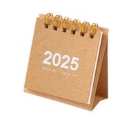 susiodeu Flip Calendar For Desk Small Desk Calendar 2025 Mini Creative Planning Organiser Everyday Mini Calendars Covering January To December 2025.Each Features Front Side With Printed, Khaki