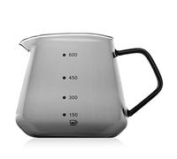 susiodeu Glass Coffee Server 600ml Reusable Iced Tea Water Pour Over Dripper Household Office Picnic Pot Kitchen Supplies