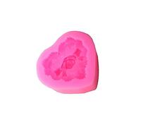 susiodeu Love-Heart Flower-Shape Silicone Mold Fondant Mould Chocolate Molds Cute Pastry Cake Decorating Baking Tools Soap Moulds
