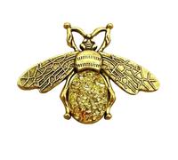 susiodeu Magnetic Sewing Pin Minder Strong Durable and Portable Accessories Quilting Cross Stitch and Embroidery Multipurpose Needlework Pin Keeper Accessories, Gold, 4.7x3.5cm