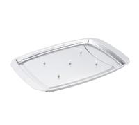 susiodeu Meat Carving Board With Spikes Easy Cutting And Resting Stainless Steel Spiked Meat Tray Stainless Steel Carving Tray