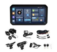 susiodeu Portable 464G 4G Wifi Motorcycle Dual Dash Cam With Wireless Car Play And Precision GPS Navigation Display Screen 6 Portable 464G Andiord12 4G Wifi