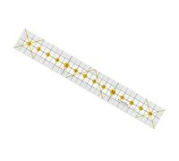 susiodeu Precision Measurement Quilting Ruler Acrylic Quilting Ruler Sewing Tools DIY Craft Cutting with Clear Grid Lines Cutting with Grid Line Clearly Mark Acrylic, 15cm