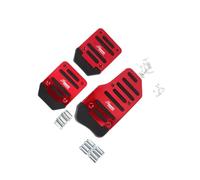 susiodeu Reducing Fatigue During Driving Manual Car Pedals Pad Cover Easy Installation Fits Most Types Of MT Cars Red Black Brake/Clutch Pedal CoverApprox. 8.8x6.5cm/3.5x2.6inch