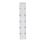 susiodeu Sewing Ruler Craft Embroidery Dressmaking Scale Template Cross-Stitch Painting Drawing Measuring Tool Office, 5x30cm Black B