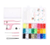 susiodeu Snaps Buttons Resin DIY Snap Fasteners Kit Awl Craft And Tailoring Passion Projects Sewing And Various Household Projects. Snap Buttons Set Press Studs Sewing Coat Craft Pliers Press Tool