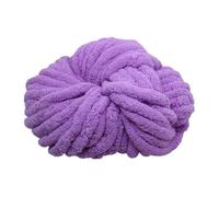 susiodeu Soft Thick Jumbo Giant Yarn for Knitting Scarves Blankets and Cushions While Chunky Chenille Yarn is Cozy Home Decor Chunky Chenille for Hand Knitting Crocheting, Light Violet, 20mm