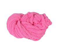 susiodeu Soft Thick Jumbo Giant Yarn for Knitting Scarves Blankets and Cushions While Chunky Chenille Yarn is Cozy Home Decor Chunky Chenille for Hand Knitting Crocheting, Dark Pink, 20mm
