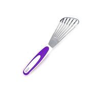 susiodeu Spatula Multifunctional Frying Stainless Steel Shovel Non-Stick Fish Slotted Turner Tool Cooking Flipping Gadget, Purple