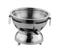 susiodeu Stainless Steel Hot Pot Small Hotpot Portable Cookware Gift Option For Friends Family Outdoor Adventures Traditional Chinese Hot Pot Camping Outdoor
