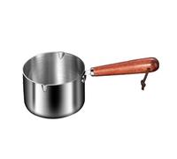 susiodeu Stylish and Practical Pan Set for All Cooking Needs Stainless Steel is Durable and Comfortable to Hold Without Getting, 304 Small Size 125ml