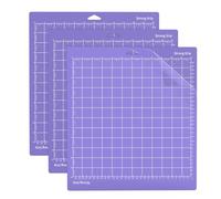 SUSNUAN 3Pcs Purple 12"x12" Strong Grip Cutting Mat for Cricut Maker 3/Explore Air 3/Air 2/Maker Accessories