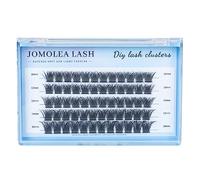 SUSNUAN Lashes Mix Individual Lashes 60 Pcs D Curl 10-16 mm Length, DIY Eyelash Extension Reusable Soft Natural False Lashes Fluffy Cluster Eyelash (B), Pack Of 1