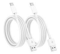 Susnwere 2M Lightning Fast iPhone Charging Cord 2 Pack, Apple MFi Certified, Compatible with iPhone 14/13/12/11/X/XS/XR/XS Max/8/7, iPad, AirPods