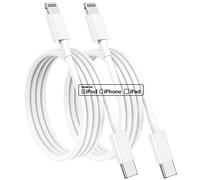 Susnwere USB C to Lightning Cable (2pack 1m), MFi Certified iPhone Fast Charger Cables 1m, Power Delivery Original Type C Charging Cord for Apple iPhone 14/13/12/11 Pro/11/XS MAX/XR/8,iPad (White)