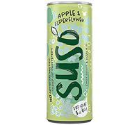 Suso Sparkling Apple and Elderflower Cans - 24x250ml