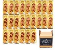 Suso Sparkling Orange and Mandarin Cans 250ml Pack Of 24