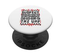 Suspect Claims She Hates Bad Sportsmanship But She Yells At PopSockets Adhesive PopGrip