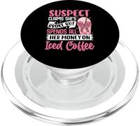 Suspect Claims She's Broke But Spends All Her Money On Iced PopSockets PopGrip for MagSafe