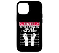 suspect favorite words are mine no leave me alone fun loner Case for iPhone 12/12 Pro