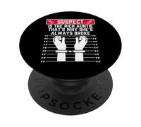 suspect is the rich auntie that's why she is always broke PopSockets Adhesive PopGrip