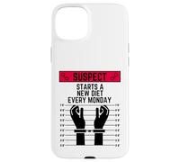 Suspect starts a new diet every monday fit work out exercise Case for iPhone 15 Plus