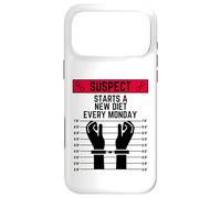 Suspect starts a new diet every monday fit work out exercise Case for iPhone 17 Pro Max