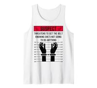 Suspect threatens to get The Belt Knowing She's not Going to Tank Top