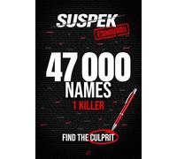 SUSPEK - Murder in Edinburgh: 47,000 Suspects, 17 Clues, One Killer | A British Murder Mystery Puzzle Book for Adults, Cosy Mystery Fans, and Logic Grid Puzzle Lovers (Case 02) (SUSPEK-UK)