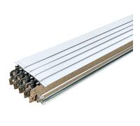Suspended Ceiling Grid Component, White Cross Tee Section 600mm x 24mm Suspension Grid 600mm Short Cross Tee