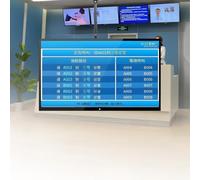 Suspended Commercial Digital Advertising Board with Intelligent Split Screen and Ultra-Thin Design for Photo and Video Display