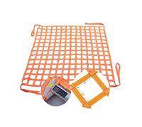 Suspended Lifting Cargo Network,Cargo Lifting Network,Cargo Lifting Net Net Nylon Lifting Net Straps Load Capacity - Tear Resistance For Hoist - Flat Polyester Sling Hoisting Net(4X4M-LOAD2.5TON)