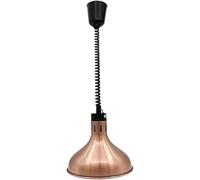 Suspended Telescopic Self-Service Western Restaurant Food Warming Lamp(Brass)