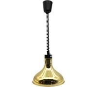 Suspended Telescopic Self-Service Western Restaurant Food Warming Lamp(Gold)