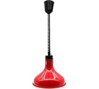 Suspended Telescopic Self-Service Western Restaurant Food Warming Lamp(Red)