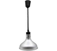 Suspended Telescopic Self-Service Western Restaurant Food Warming Lamp(Silver)
