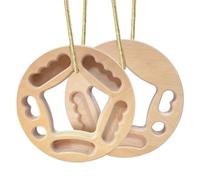 Suspension Board for Climbing | Non-Slip Finger Trainer, Wood Climbing Fingerboard, for Arm Strength, City and Tree Game, Use