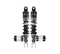 Suspension Damper For Scooter For Nmax RSZ NIU N1S UQi Ninebot N/M/E Serie 290mm 320mm Motorcycle Invert Rear Shock Absorber Preload Adjustable Shock Absorber(290MM silver black)