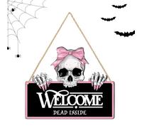 Suspension Doors Halloween - Pancarte Doors D'entrée | Suspension Décorative Style Gothique Pour Mur Extérieur Jardin Maison Décor Fêtes