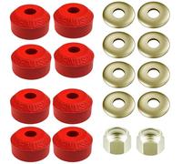Suspension Dudes - 3/8" Universal Sway Bar Bushing Repair Kit Complete Kit Includes 8 Red Eyelets, 8 Washers, 2 Nuts, Complete Repair Kit for Pair of