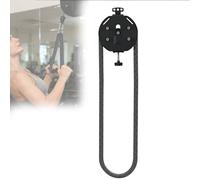 Suspension Endless Rope, Resistance Trainer Machine, Suspension Endless Rope Pulley System, 13 Ft Closed-Loop Nylon Rope, Home Gym Infinity Rope Black