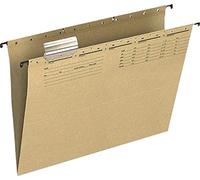 Suspension File Q-CONNECT Cardboard A4 250gsm Light Brown/Document Archiving/Type-Standard/Kind-Cardboard/Index-N.a. / Pockets-N.a. / Material-Cardboard/Dividers-N.a. / Coating-N.a.
