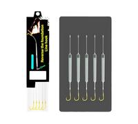 Suspension Fishing Hair Rig Barbed Wire Hook Tackle Accessories Anti Bottom Rig 5PCS Anti Bottom Fishing Rig