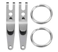 Suspension Pocket Clip, 2pcs Quick Hanging Tool Multi-purpose Quicklink Tool for Hanging Knives, Suspension Clip Hanger for Outdoor