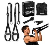 Suspension Resistance Trainer | Exercise Straps | Workout & Pull Up Straps | Exercise straps for home gym full-body workouts. Home suspension training kit to build strength with adjustable straps.